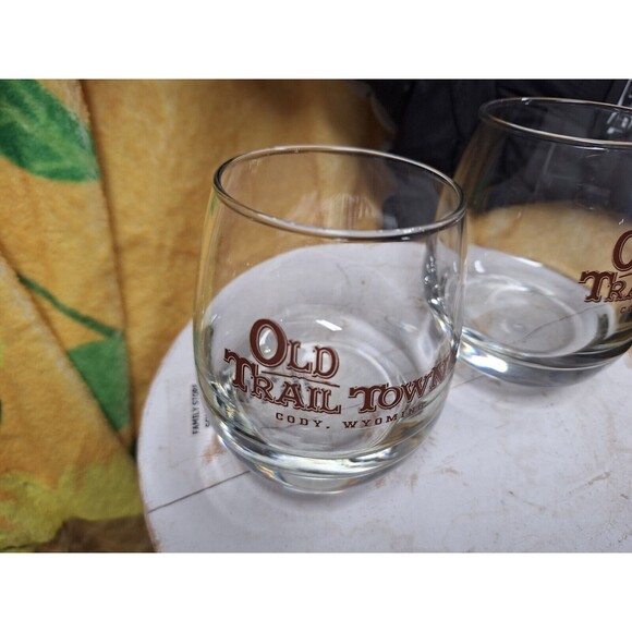 Roly Poly rocking round bottom whiskey glasses set of 2 - Picture 1 of 4